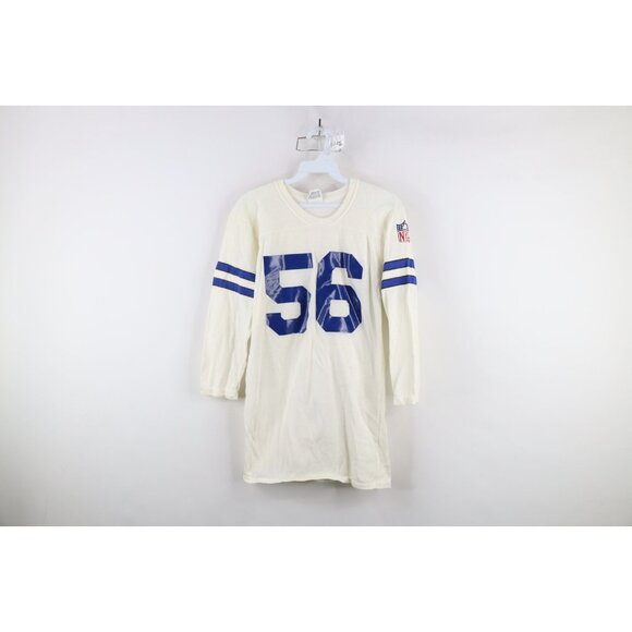 Vtg 70s 80s Rawlings Boys L Distressed Indianapolis Colts Football Jersey USA